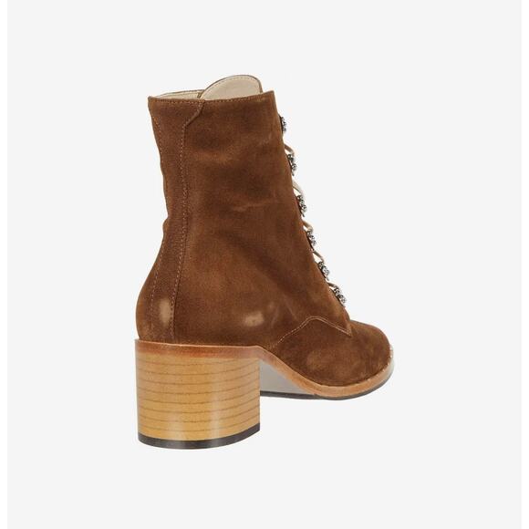 New Freda Salvador Ace HW Brown Suede Hardware Size 11 M Women - Picture 3 of 12